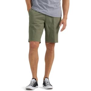 imageLee Mens Big amp Tall Extreme Motion Flat Front ShortOlive Grove