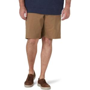 imageLee Mens Big amp Tall Extreme Motion Flat Front ShortOriginal Khaki