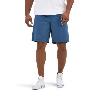 imageLee Mens Big amp Tall Extreme Motion Flat Front ShortOrion Blue