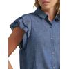 imageLee Womens Legendary Flutter Sleeve ShirtWeekend Cabin