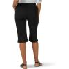 imageLee Womens Ultra Lux Comfort with Flextogo Utility Skimmer Capri PantBlack