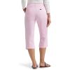 imageLee Womens Ultra Lux Comfort with Flextogo Utility Skimmer Capri PantKaty Pink