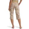 imageLee Womens Ultra Lux Comfort with Flextogo Utility Skimmer Capri PantKhaki Halogen Floral