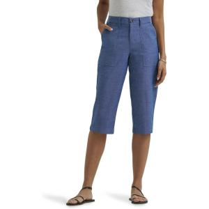 imageLee Womens Ultra Lux Comfort with Flextogo Utility Skimmer Capri PantChambray