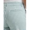 imageLee Womens Gingham 23 Stretch Capri PantNaturalDesert Sage Gingham