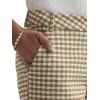 imageLee Womens Gingham 23 Stretch Capri PantNaturalSafari Gingham