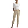 imageLee Womens Gingham 23 Stretch Capri PantNaturalSafari Gingham