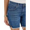 imageLee Womens Legendary 7 Side Slit Denim ShortIndigo Quilt