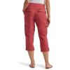 imageLee Womens Ultra Lux Comfort with FlextoGo Cargo Capri PantCinnamon Red