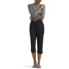 imageLee Womens Ultra Lux Comfort with Flextogo Utility Capri PantUnionall Black