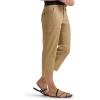 imageLee Womens Ultra Lux Comfort with Flextogo Utility Capri PantWheat