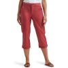 imageLee Womens Ultra Lux Comfort with FlextoGo Cargo Capri PantCinnamon Red