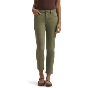 imageLee Womens Legendary 26 Straight Crop JeanMercantile Green