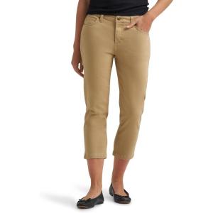 imageLee Womens Legendary Straight Capri JeanWheat