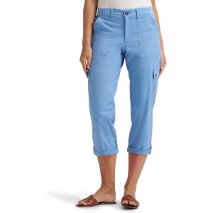 imageLee Womens Ultra Lux Comfort with FlextoGo Cargo Capri PantHalogen