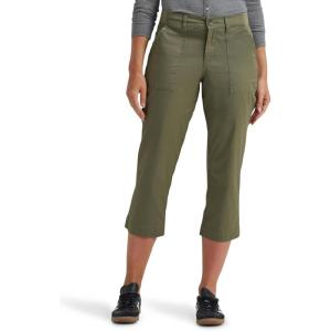 imageLee Womens Ultra Lux Comfort with Flextogo Utility Capri PantMercantile Green