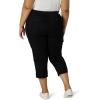 imageLee Womens Plus Size Flextogo MidRise Relaxed Fit Cargo Capri PantBlack