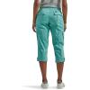 imageLee Womens Plus Size Flextogo MidRise Relaxed Fit Cargo Capri PantDusty Jade