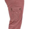imageLee Womens Plus Size Flextogo MidRise Relaxed Fit Cargo Capri PantHenna
