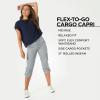 imageLee Womens Plus Size Flextogo MidRise Relaxed Fit Cargo Capri PantPioneer Beige