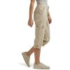 imageLee Womens Plus Size Flextogo MidRise Relaxed Fit Cargo Capri PantPioneer Beige