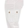 imageLee Womens Plus Size Flextogo MidRise Relaxed Fit Cargo Capri PantWhite