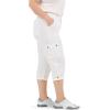 imageLee Womens Plus Size Flextogo MidRise Relaxed Fit Cargo Capri PantWhite