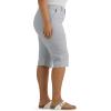 imageLee Womens Plus Size Ultra Lux Comfort with Flextogo Utility Skimmer Capri PantMaterial Gray