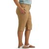 imageLee Womens Plus Size Ultra Lux Comfort with Flextogo Utility Skimmer Capri PantSettler Tan