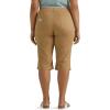 imageLee Womens Plus Size Ultra Lux Comfort with Flextogo Utility Skimmer Capri PantSettler Tan