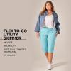 imageLee Womens Plus Size Ultra Lux Comfort with Flextogo Utility Skimmer Capri PantWhite