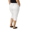 imageLee Womens Plus Size Ultra Lux Comfort with Flextogo Utility Skimmer Capri PantWhite