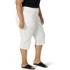 imageLee Womens Plus Size Ultra Lux Comfort with Flextogo Utility Skimmer Capri PantWhite