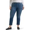 imageLee Womens Plus Size Legendary 26 Straight Crop JeanIndigo Quilt