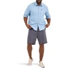 image:imageLee Mens Big amp Tall Extreme Motion Flat Front ShortCharcoal Gray