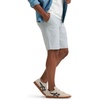 image:imageLee Mens Big amp Tall Extreme Motion Flat Front ShortDesert Sage Chambray