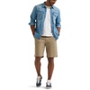 image:imageLee Mens Big amp Tall Extreme Motion Flat Front ShortKansas City Khaki
