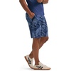 image:imageLee Mens Big amp Tall Extreme Motion Flat Front ShortLake Blue Leaf
