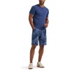 image:imageLee Mens Big amp Tall Extreme Motion Flat Front ShortLake Blue Leaf