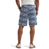 image:imageLee Mens Big amp Tall Extreme Motion Flat Front ShortRivet Navy Madras