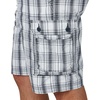 image:imageMens Dungarees New Belted Wyoming Cargo ShortBlue Mirage Plaid