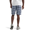 image:imageMens Dungarees New Belted Wyoming Cargo ShortBlue Plaid