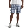 image:imageMens Dungarees New Belted Wyoming Cargo ShortBlue Plaid