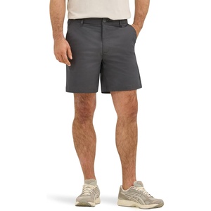 image:imageLee Mens Extreme Motion 7 Flat Front ShortStatic Gray