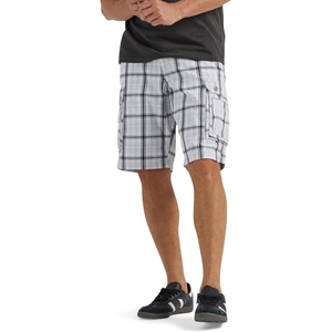 image:imageMens Dungarees New Belted Wyoming Cargo ShortGray Plaid