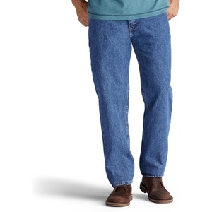 image:imageLee Mens Relaxed Fit Straight Leg JeanMedium Stone